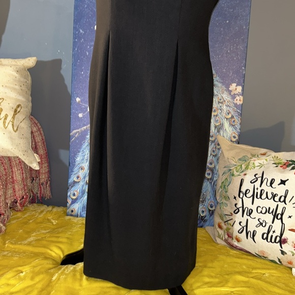 Vintage Caron Chicago Cutout Buttoned Back Midi Dress - Picture 3 of 12